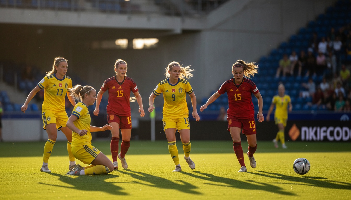 Sverige förlorade mot Spanien – matchguide och damlandslagets insats